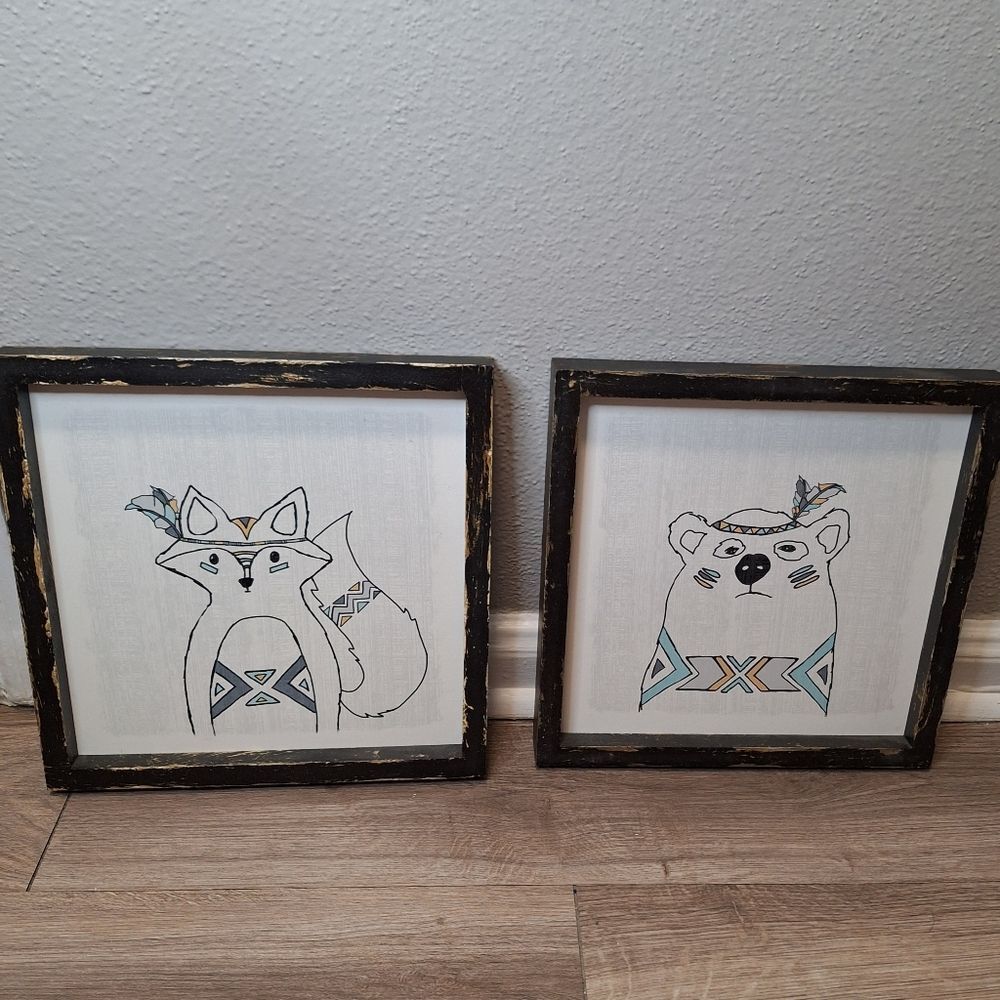 Hobby Lobby Native Animals Set Of 2